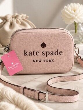 Kate Spade Blush Pink Pebbled Leather Crossbody NWT